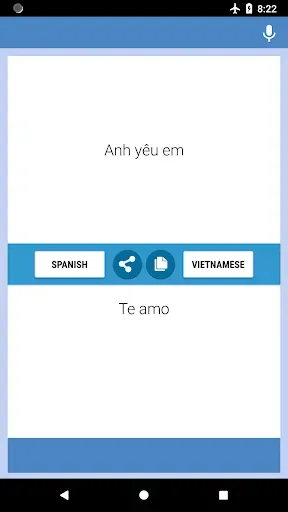 Скриншот 2 — Trình Dịch Từ Tiếng Tây Ban Nh