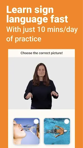 Скриншот 1 — Lingvano: Sign Language - ASL