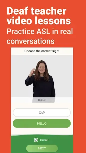 Скриншот 3 — Lingvano: Sign Language - ASL