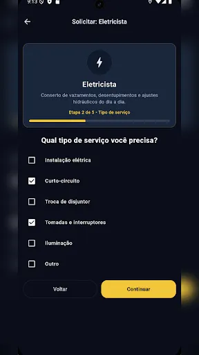 Скриншот 2 — Linka: Serviços Profissionais