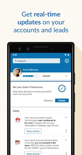 Скриншот 1 — LinkedIn Sales Navigator