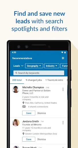 Скриншот 2 — LinkedIn Sales Navigator
