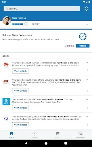 Скриншот 5 — LinkedIn Sales Navigator