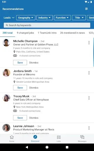 Скриншот 6 — LinkedIn Sales Navigator