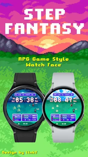 Скриншот 1 — Step Fantasy Wactch Face