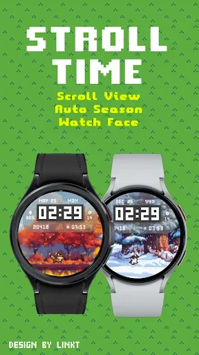 Скриншот 1 — Stroll Season Watch Face
