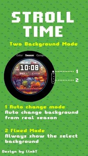 Скриншот 3 — Stroll Season Watch Face