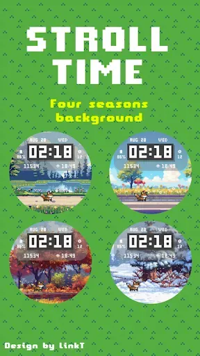 Скриншот 6 — Stroll Season Watch Face