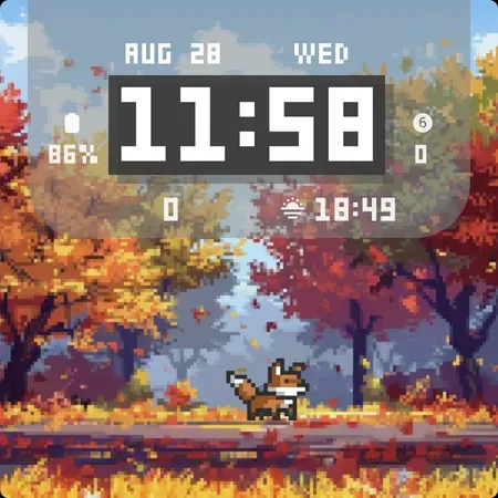 Скриншот 7 — Stroll Season Watch Face