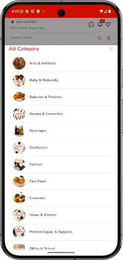 Скриншот 2 — LinxEat - Order Food & More