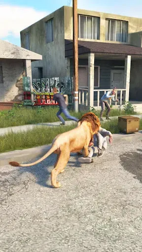 Скриншот 4 — Lion Survival - Wild Beast Sim