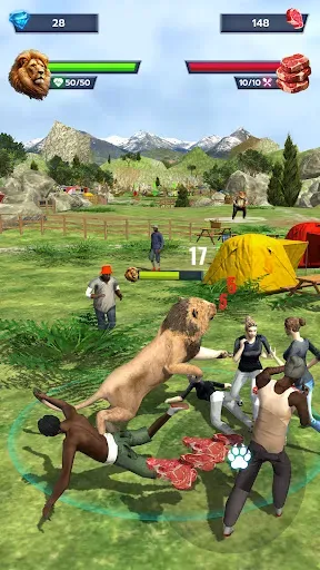 Скриншот 7 — Lion Survival - Wild Beast Sim