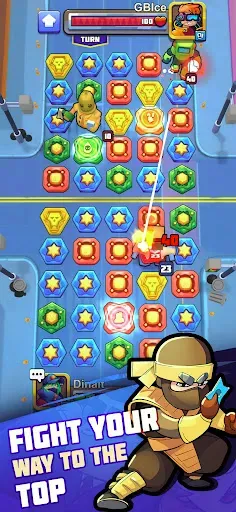 Скриншот 7 — Puzzle Wars:Heroes - Match RPG