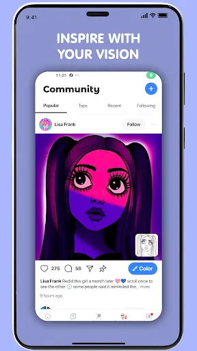 Скриншот 6 — Color Dream - Paint & Coloring