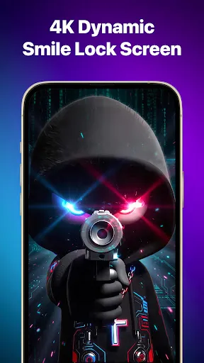 Скриншот 3 — Silly Smile Live Wallpaper 4K