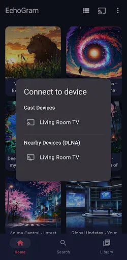 Скриншот 4 — EchoGram - TV for Telegram