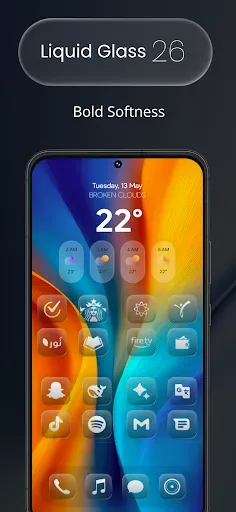 Скриншот 4 — Liquid Glass 26 Icon Pack