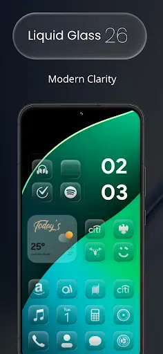 Скриншот 6 — Liquid Glass 26 Icon Pack