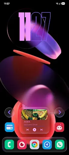 Скриншот 3 — Liquid Glass for KLWP