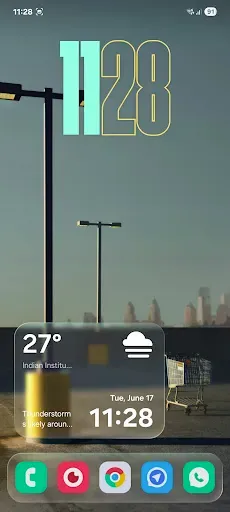 Скриншот 6 — Liquid Glass for KLWP