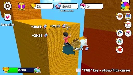 Скриншот 3 — Obby: +1 Jump per Click