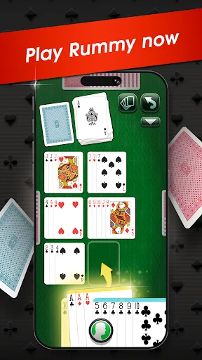 Скриншот 1 — Rummy - offline card game