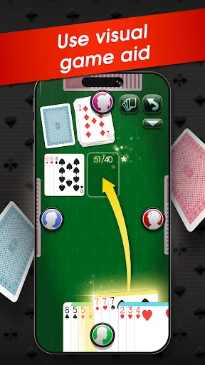 Скриншот 2 — Rummy - offline card game