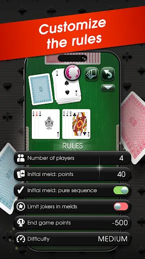 Скриншот 5 — Rummy - offline card game