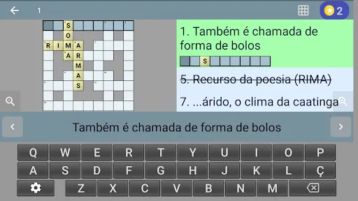 Скриншот 6 — Palavras Cruzadas