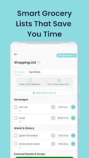 Скриншот 4 — Little Lunches - Meal Planning
