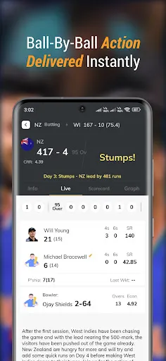 Скриншот 5 — Live Cricket TV HD