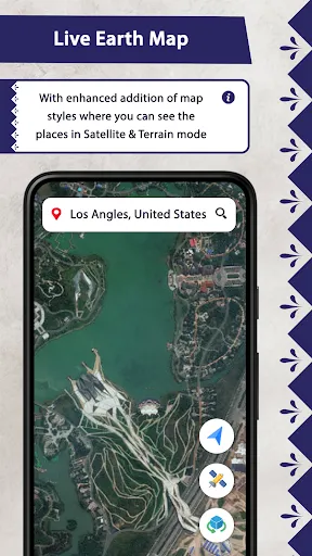 Скриншот 3 — Live Satellite View: GPS Map