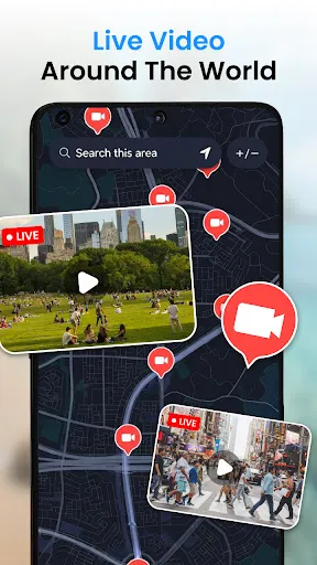 Скриншот 3 — Live Earth Map & GPS Tracker