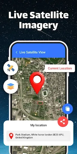 Скриншот 2 — Живая карта Земли