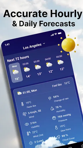 Скриншот 2 — WeatherPlus: Radar&Air Quality