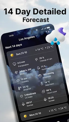 Скриншот 5 — WeatherPlus: Radar&Air Quality