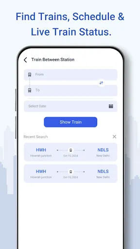 Скриншот 3 — Live Train Status - Train App