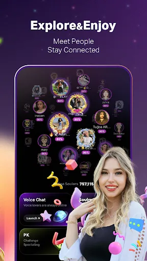 Скриншот 6 — SoulChill - Voice Chat & Party