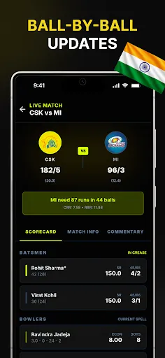 Скриншот 4 — Live Cricket App: IPL Scores