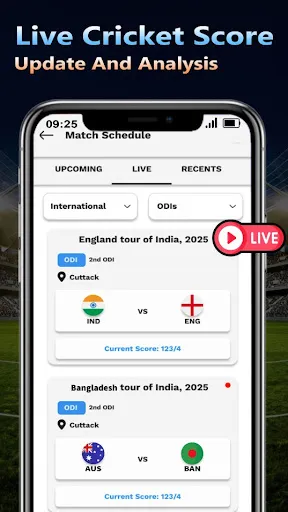Скриншот 4 — Live Cricket TV HD