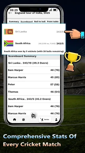 Скриншот 5 — Live Cricket TV HD