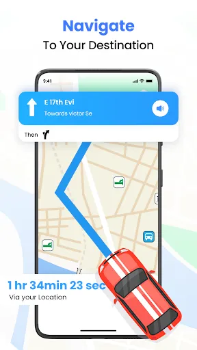 Скриншот 1 — GPS, Maps Driving Directions