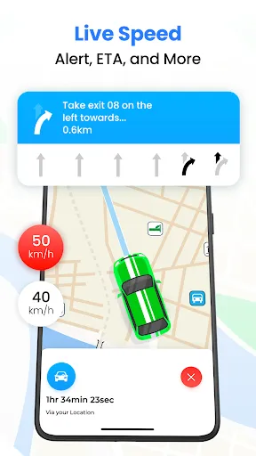 Скриншот 3 — GPS, Maps Driving Directions