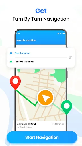 Скриншот 8 — GPS, Maps Driving Directions