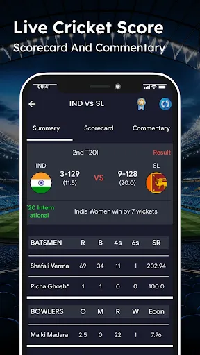 Скриншот 3 — Live Cricket TV HD