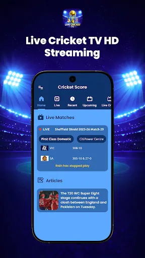 Скриншот 6 — Live Cricket TV HD – Streaming