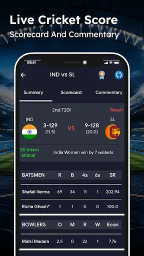 Скриншот 3 — Live Cricket TV HD Streaming