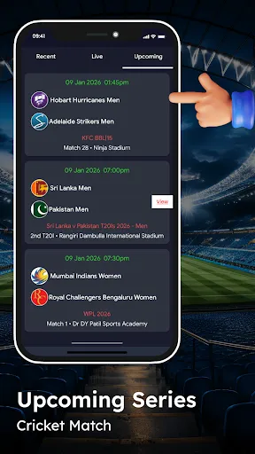 Скриншот 4 — Live Cricket TV HD Streaming