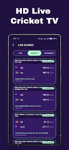 Скриншот 3 — Live Cricket TV Streaming