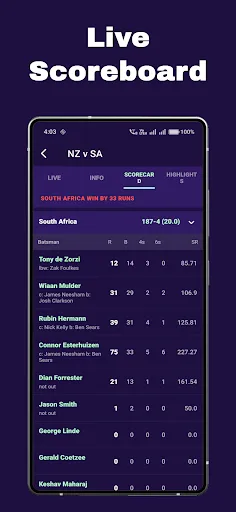 Скриншот 4 — Live Cricket TV Streaming
